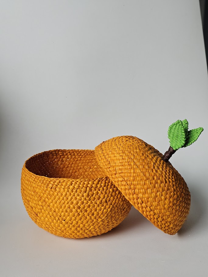 Canasto pequeño de Fique - Naranja