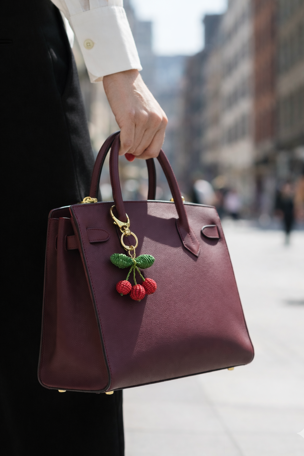 Cereza - Charm - Palma de Rafia