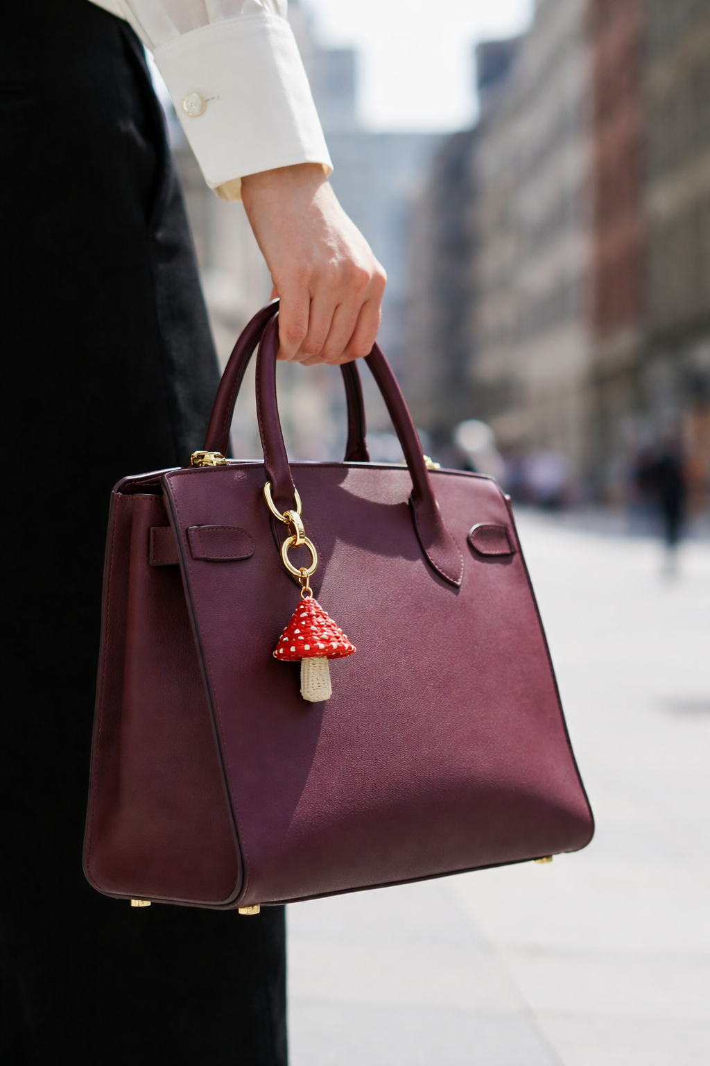 Hongo Rojo - Charm - Palma de Rafia