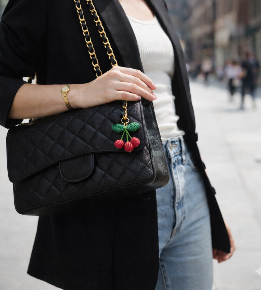 Cereza - Charm - Palma de Rafia