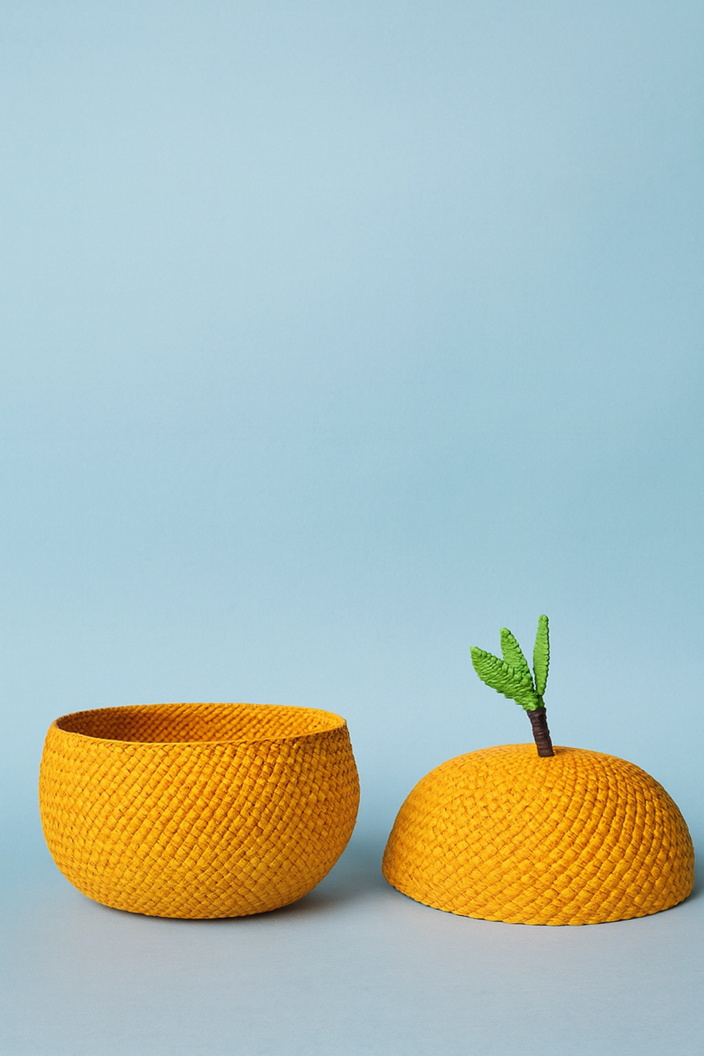 Canasto pequeño de Fique - Naranja